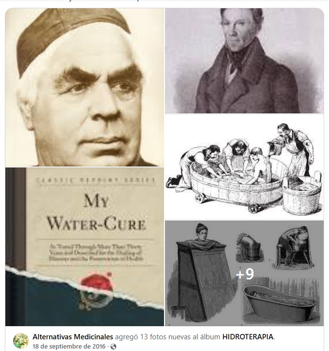 Hidroterapia historia 
