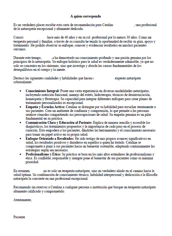Testimonio